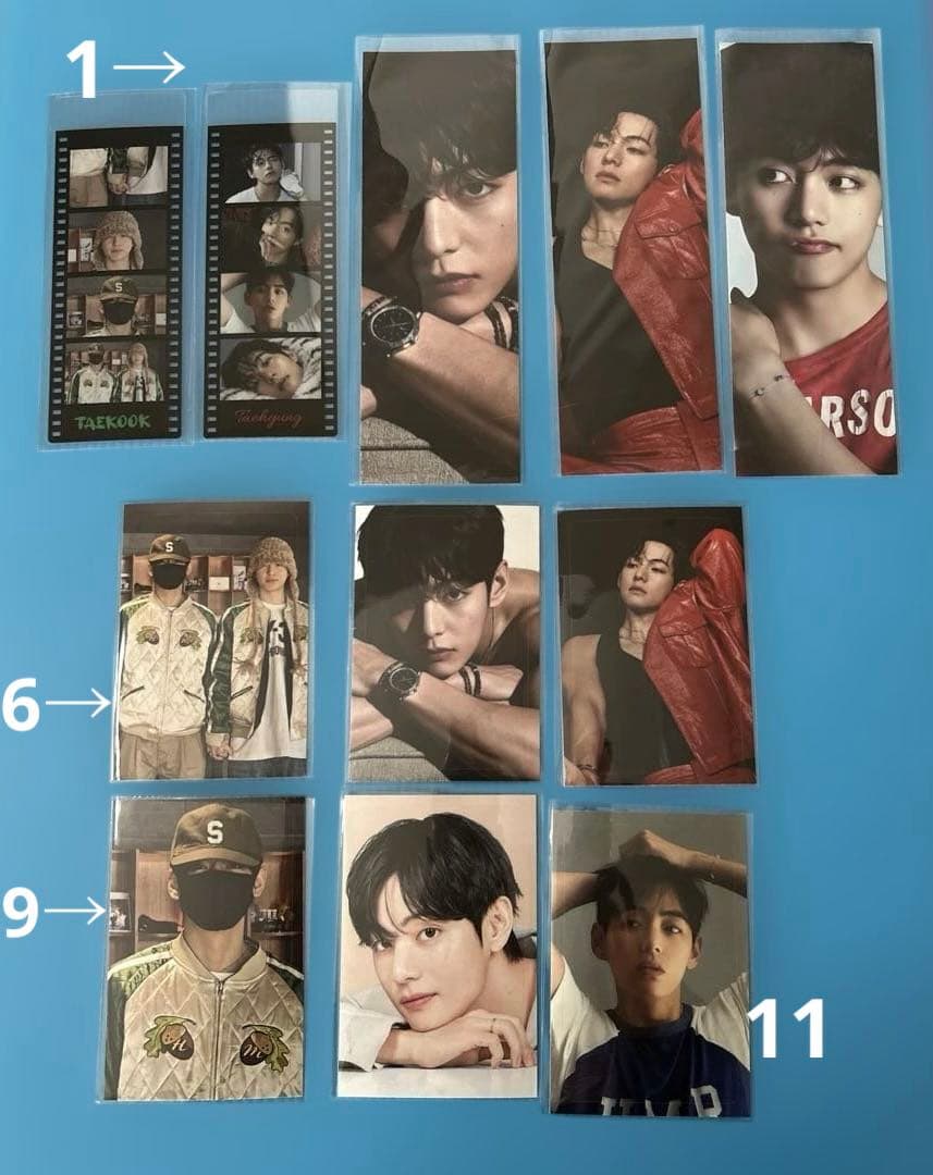 BTS V アクリルフォトアルバムキーホルダー