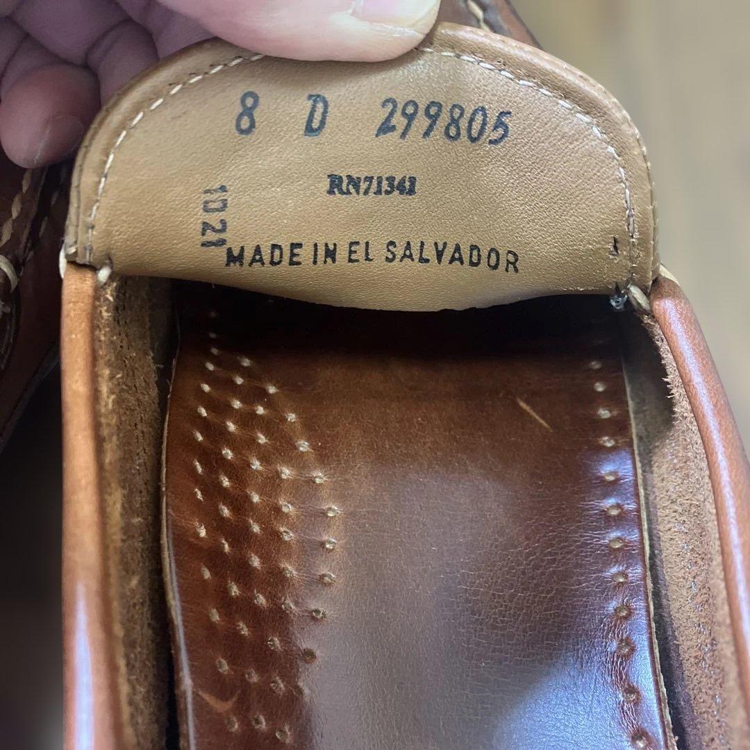 靴 LLbean casco bay boat moc