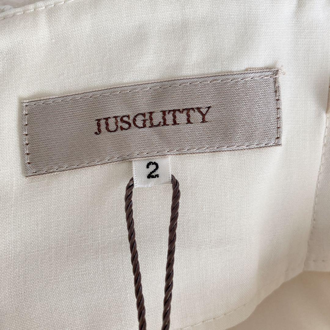 新品タグ付き JUSGLITTY ジャスグリッティー レーススカート タイト