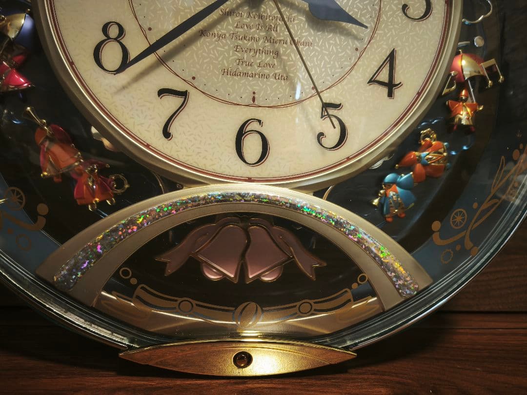 【通電確認済】レア物 SEIKO 壁掛け時計 音楽時計