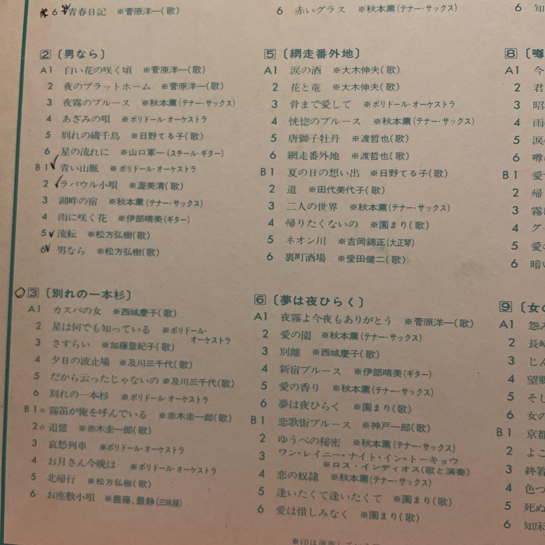 演歌・艶歌・怨歌 噂の女 12枚組 昭和歌謡　ボックス Lpレコード