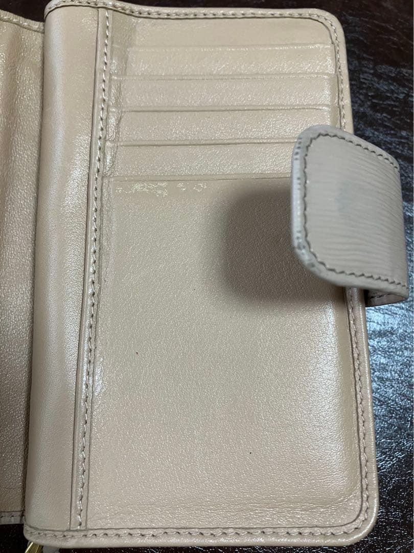 PRADA VITELLO MOVE 二つ折り財布 ピンクベージュ 1ML225