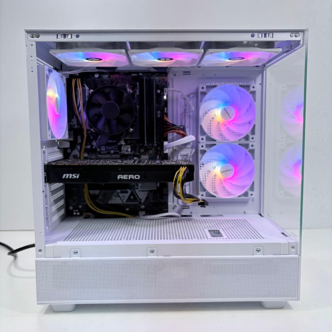 自作ゲーミングPC i7 8700 GTX1080 新品ピラーレスケース