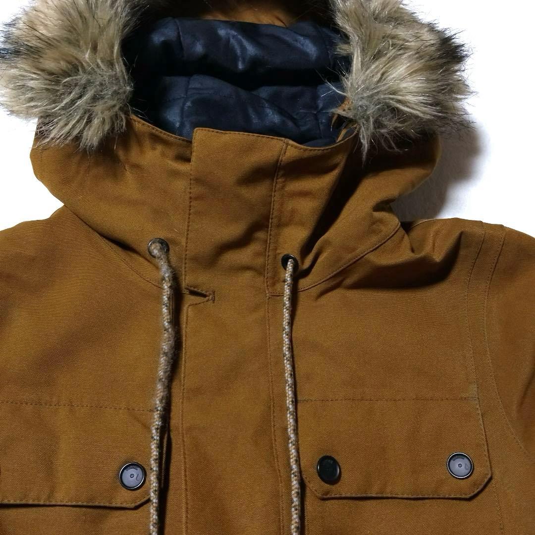 VOLCOM ボルコム スノーボードジャケット XS ファー 防水 アウトドア