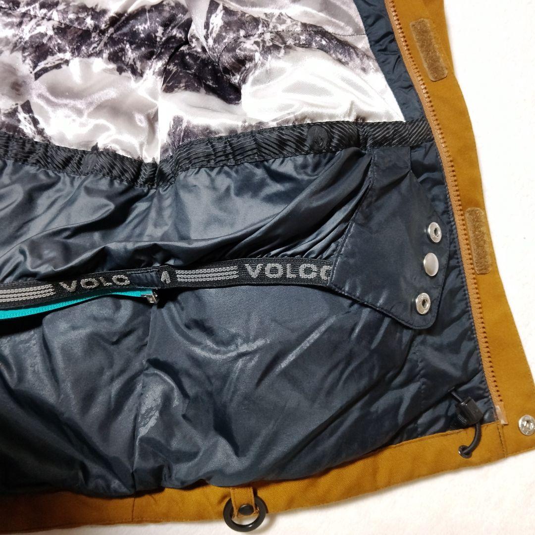 VOLCOM ボルコム スノーボードジャケット XS ファー 防水 アウトドア