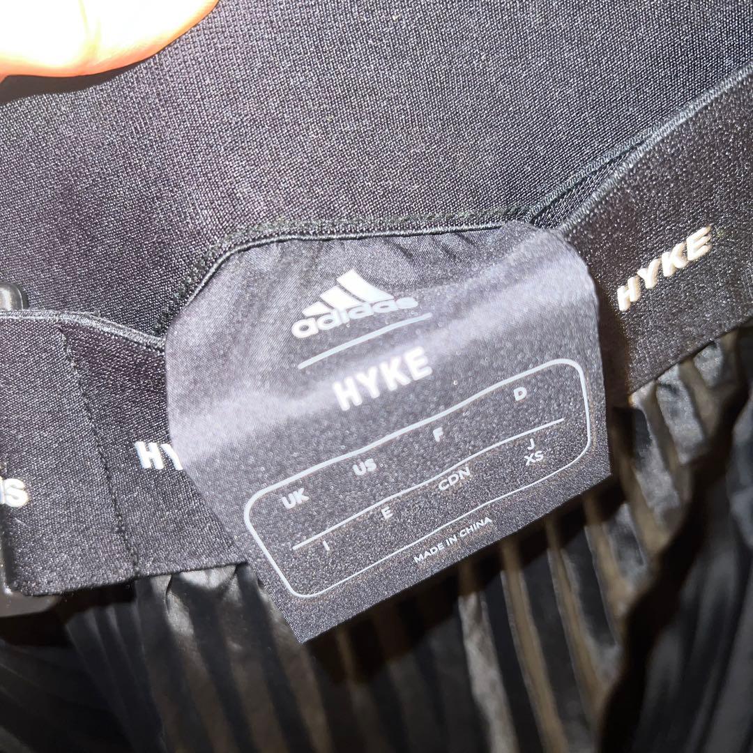値下げ HYKE × adidas コラボ アシンメトリー プリーツ ワンピース