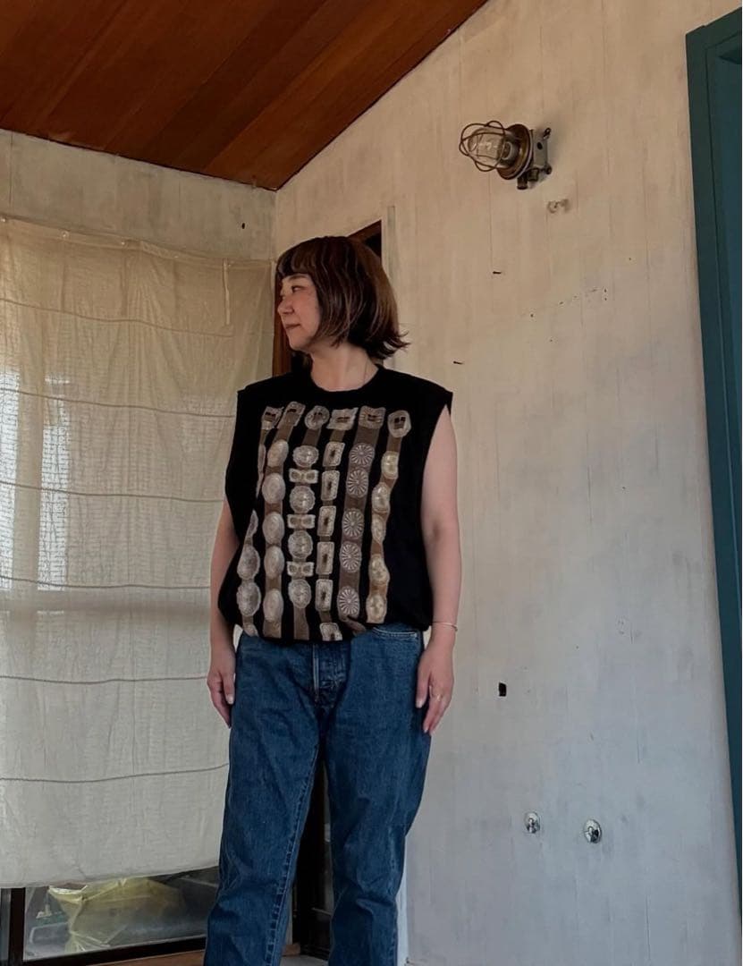 kapital コンチョ　ベルト　タンクトップ　ノースリーブ　size3