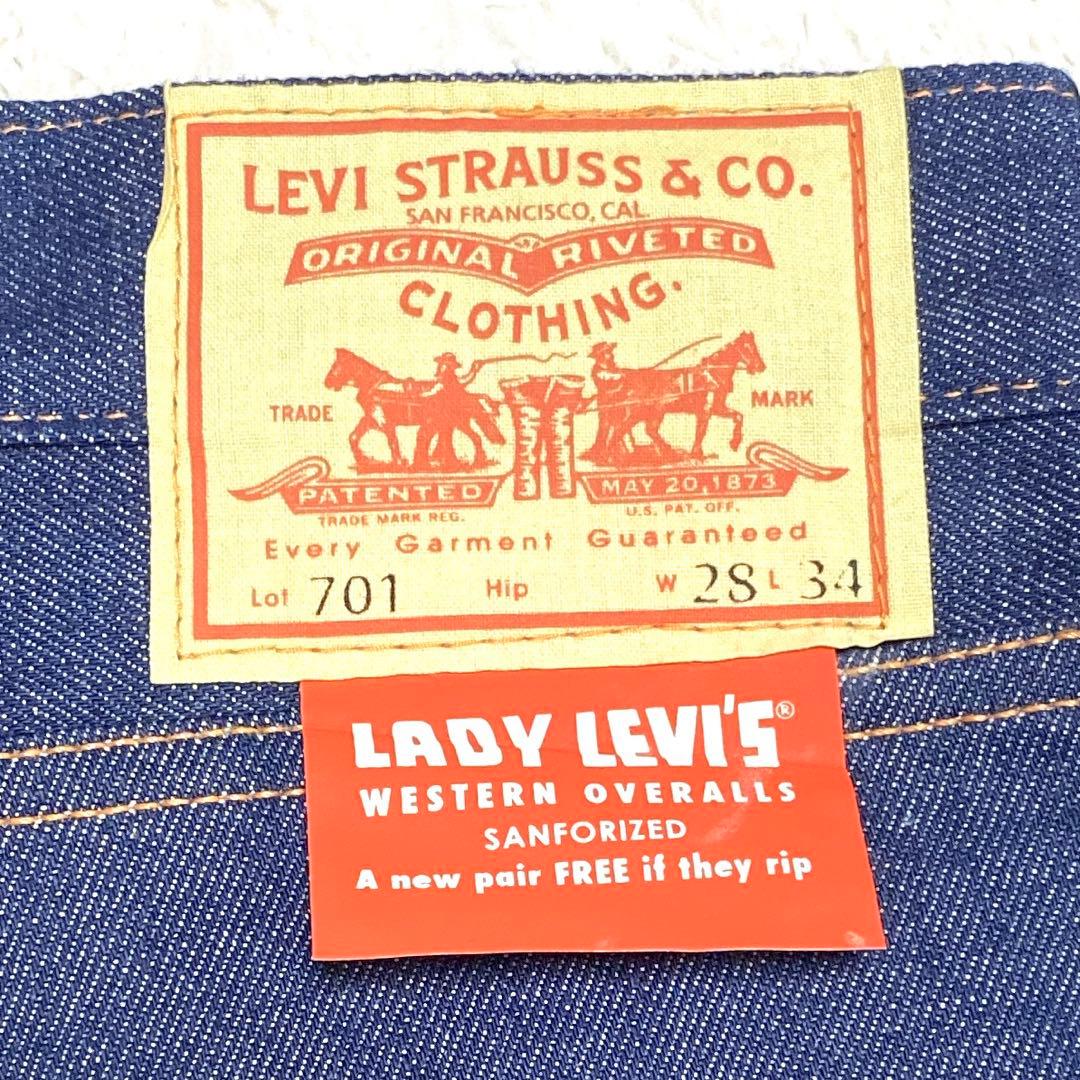 【美品】LEVI'S LVC 701 赤耳 BIG E W28 L34 濃紺