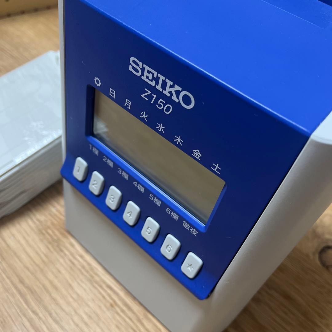 カ*ズ様 SEIKO / 時間計算タイムレコーダー Z150 &カードラックセッ