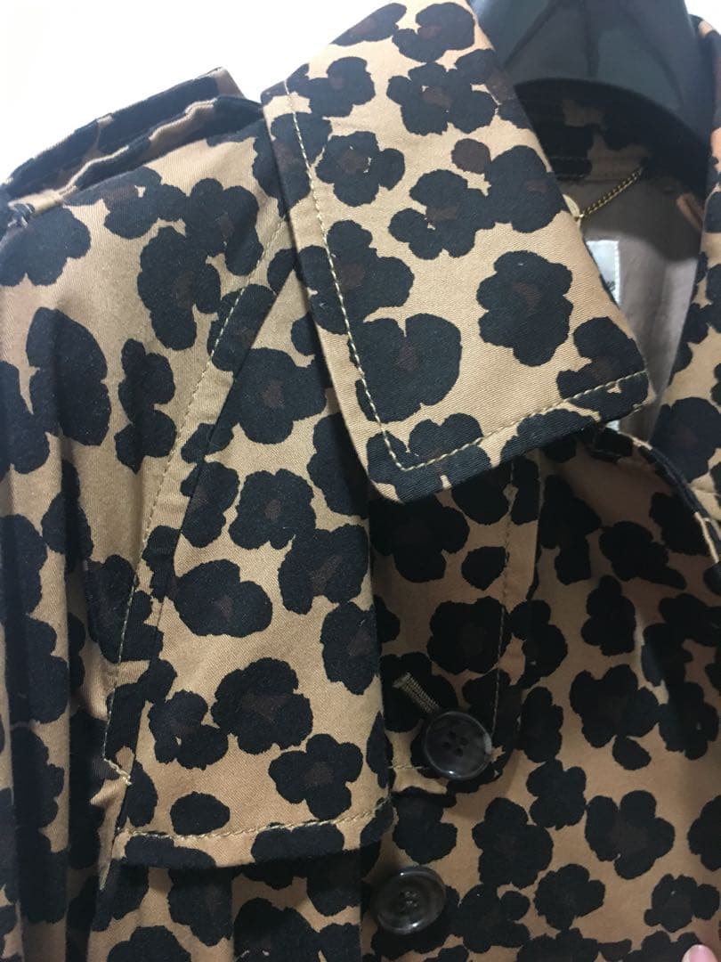 y_mizさま専用！muveil レオパード柄 トレンチコート 38サイズ