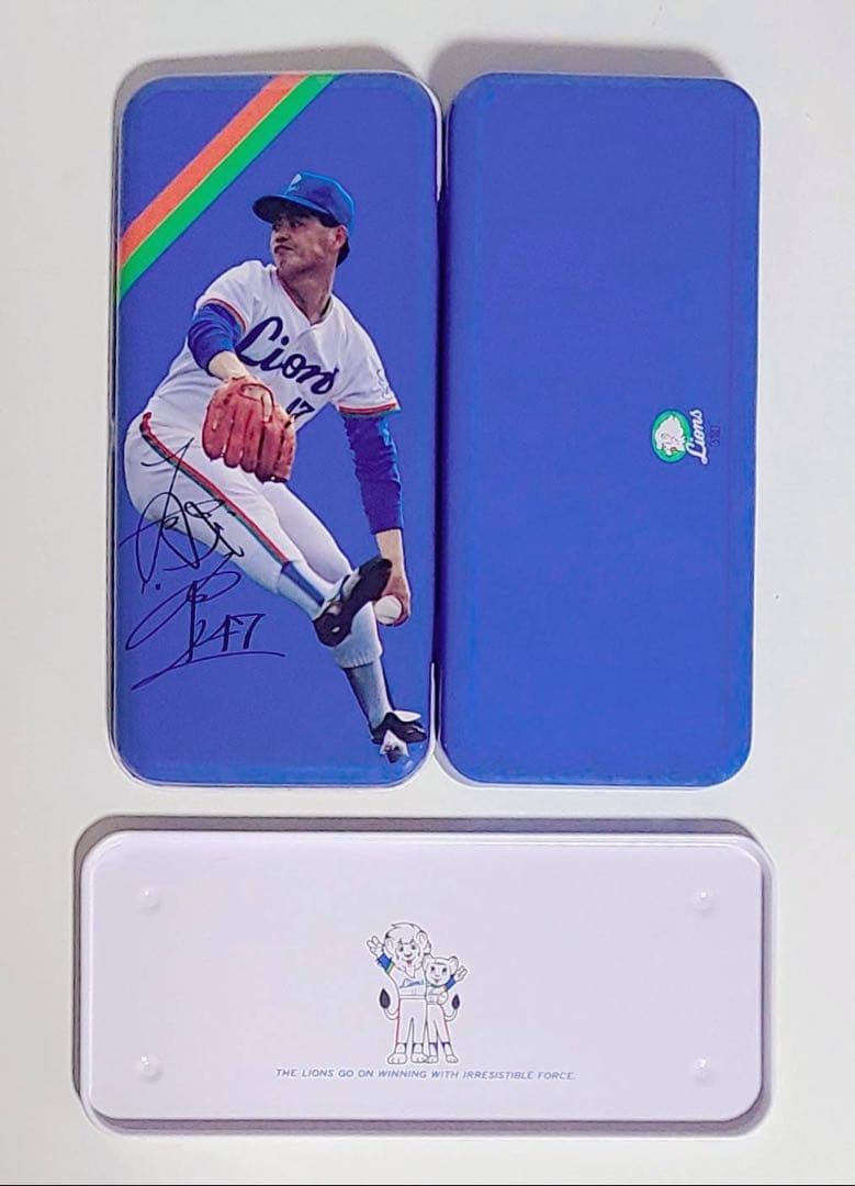 レア1982年製カンペン西武ライオンズ 工藤公康アルミ缶ペン昭和レトロ野球文具