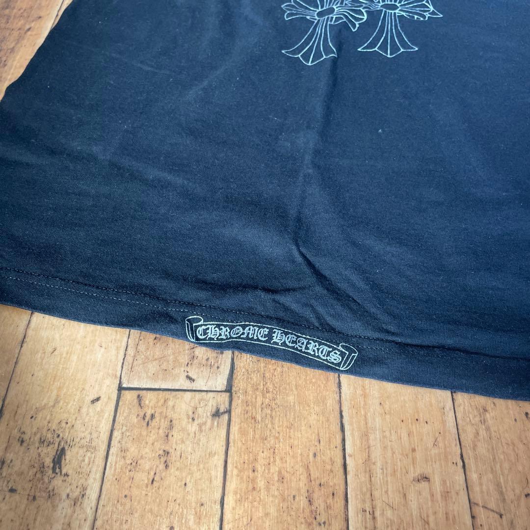正真正銘本物 Chrome Hearts ブラック Tシャツ