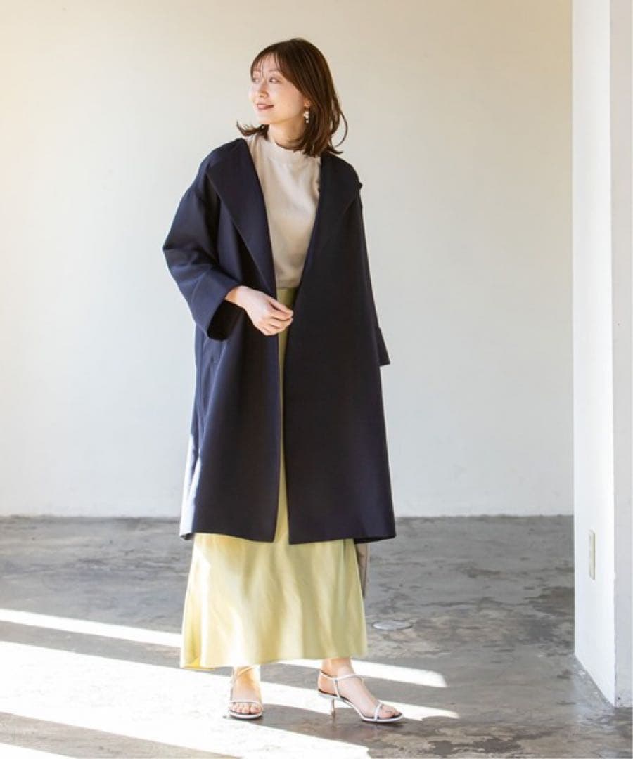 ななほNobleノーブル トリプルクロスガウンコート 定価2.9万円