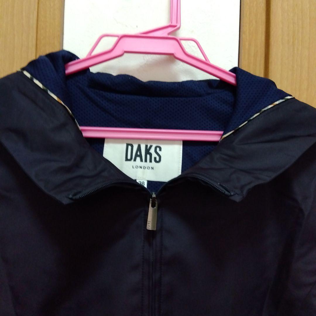 一昨年購入・定価85,000円★DAKS ダックス パーカー コート 38 濃紺