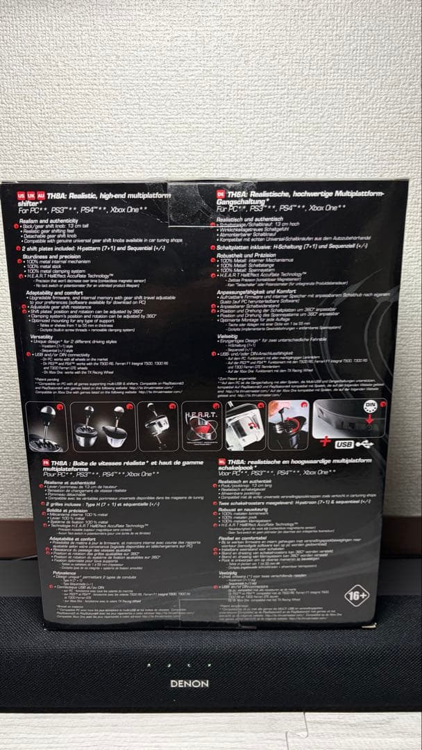 THRUSTMASTER TH8A アドオン シフター