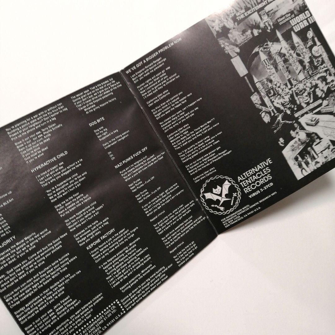 洋楽 DEAD KENNEDYS PLASTIC SURGERY DISASTERS