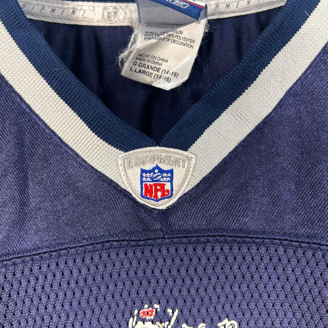 リーボック NFL プリントチームロゴペイトリオッツ ゲームシャツ L 5209
