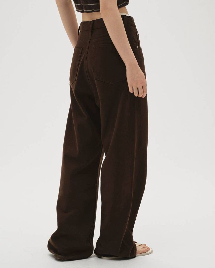 Todayful / 新品・未使用 Cary's Denim ブラウン