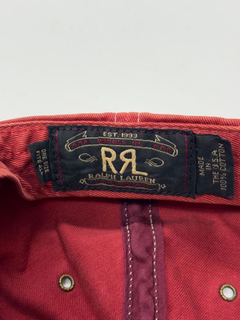 USA製ダブルアールエルキャップRRL 90年代made in USA三つ星
