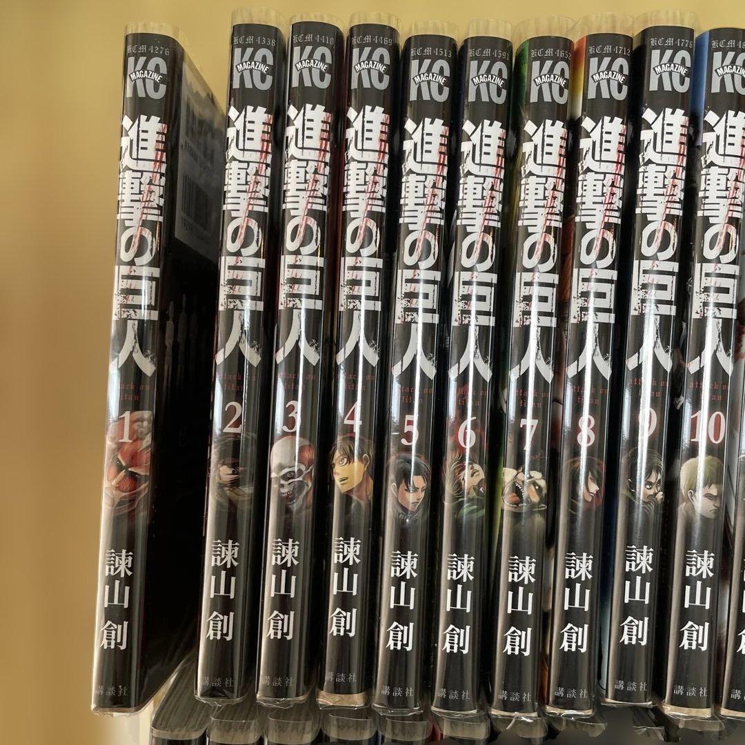 美品】進撃の巨人　全巻　1〜34巻　セット