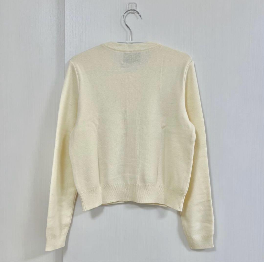 カプリーノ SAKURAカシミヤ混【Ivory】 カーディガン　アイボリー