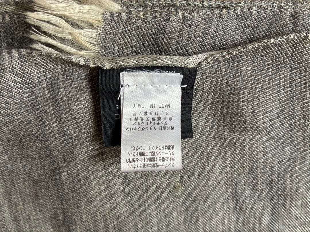 Gucci GGロゴ ストール グレー