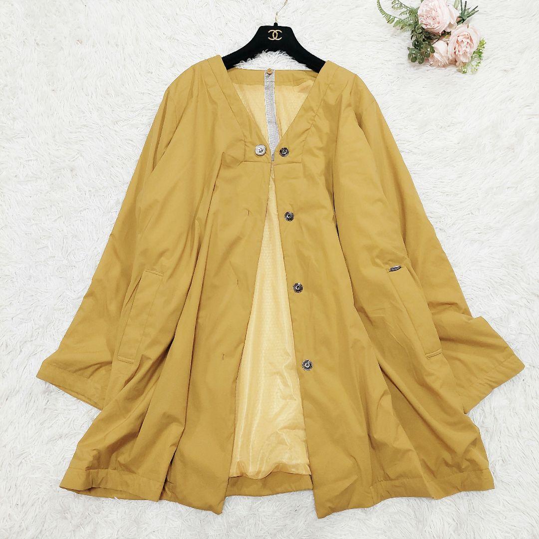 Fitme Moi 大きいサイズ 軽量 2way フード ノーカラー コート