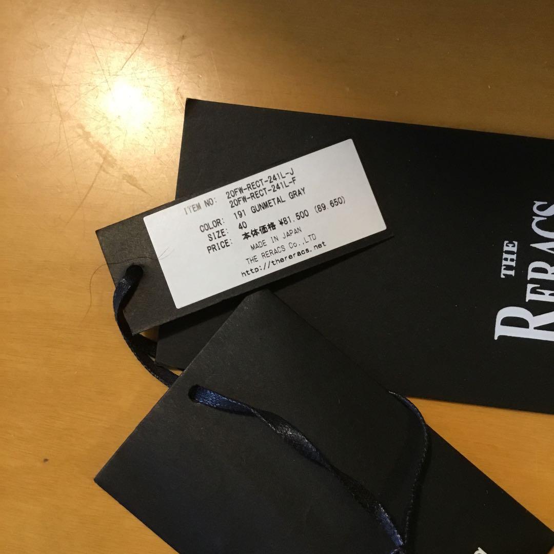 reracs未使用ボア付きモッズコート40 グレー