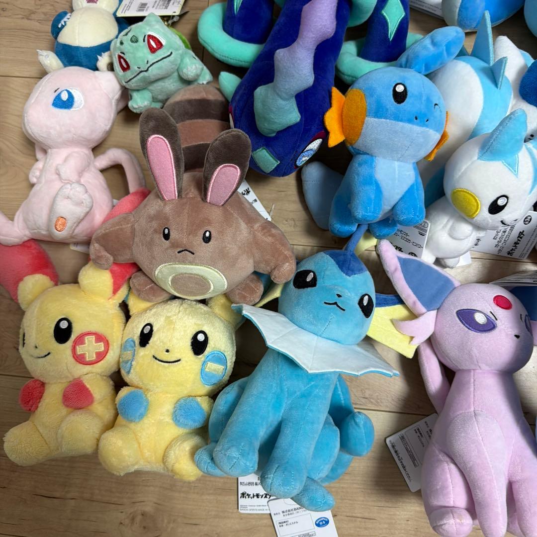 ポケモン ぬいぐるみ　まとめ売り♩ 17匹