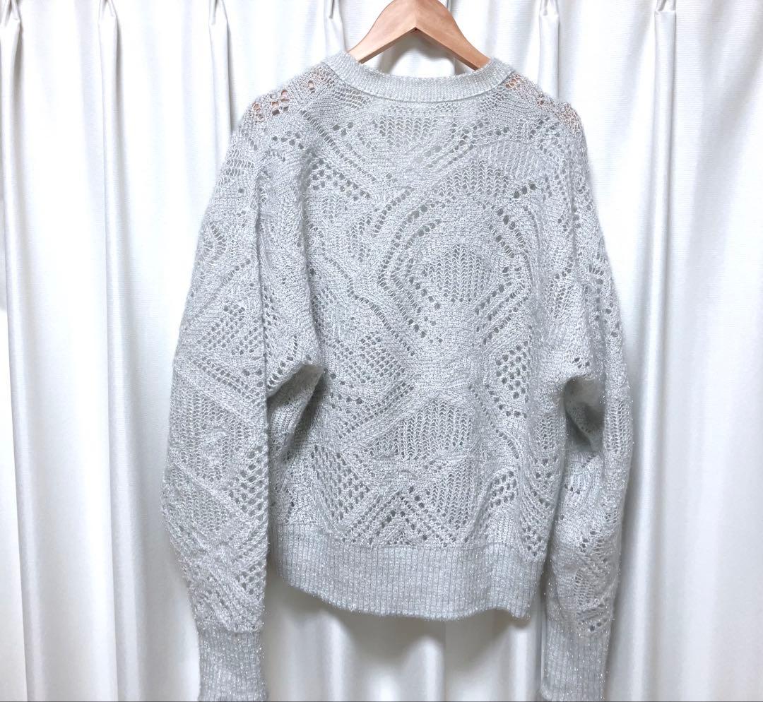 トップス mame kurogouchi Shimmering Knit Cardigan