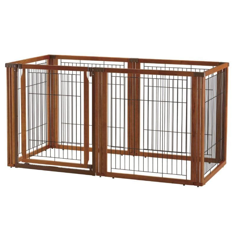 Richell木製3WAYサークル6面90H 大型犬用未開封原価 59800 円