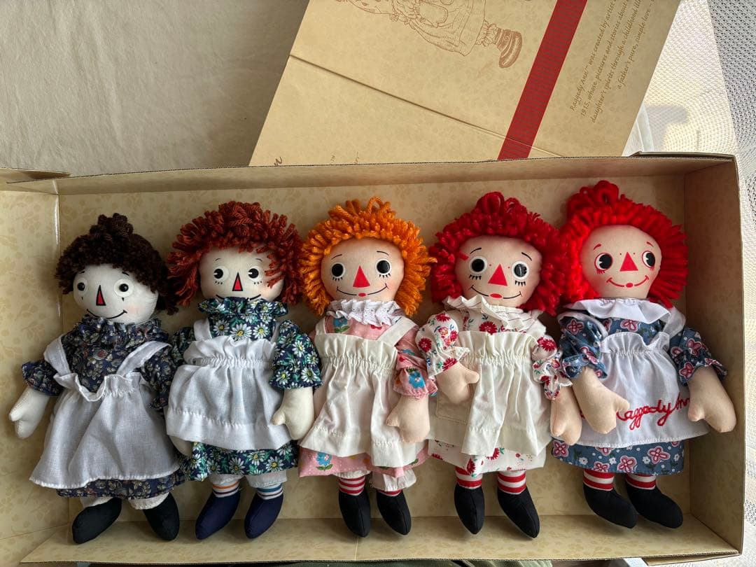 Raggedy Ann 5体セット