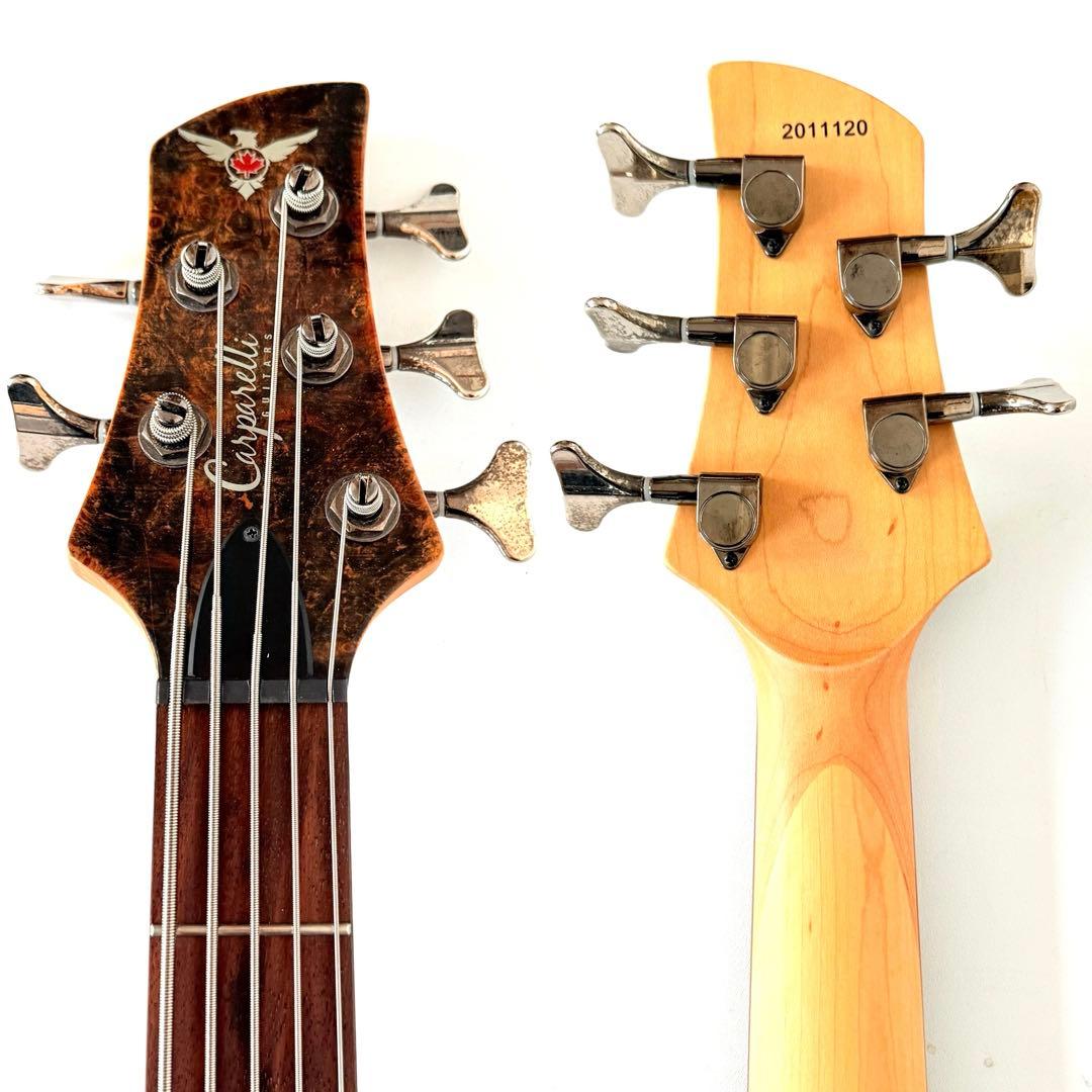 【美品】Carparelli Guitars CF-5 5弦ベース