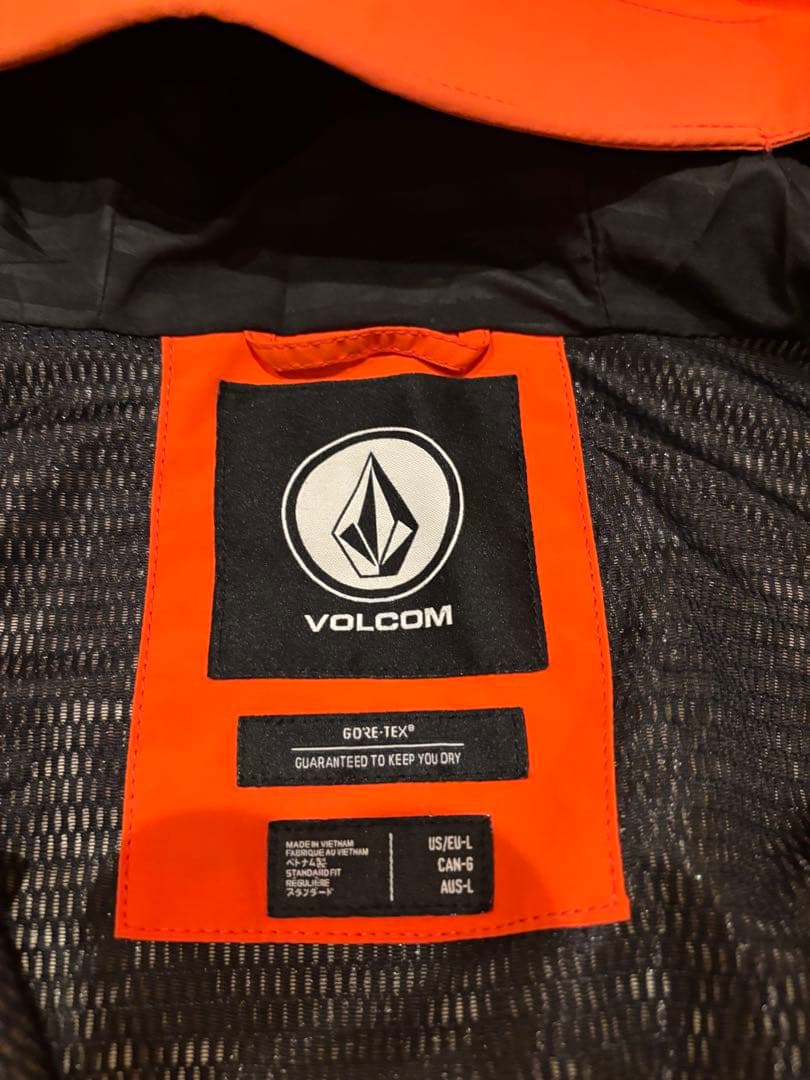 VOLCOM GORE-TEX ゴアテックス　オレンジジャケット