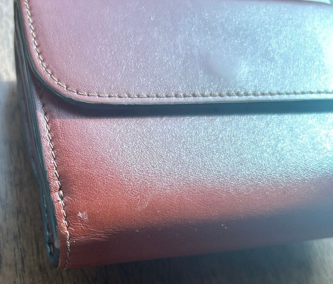 Chloé Cロゴ三つ折り財布 ブラウン