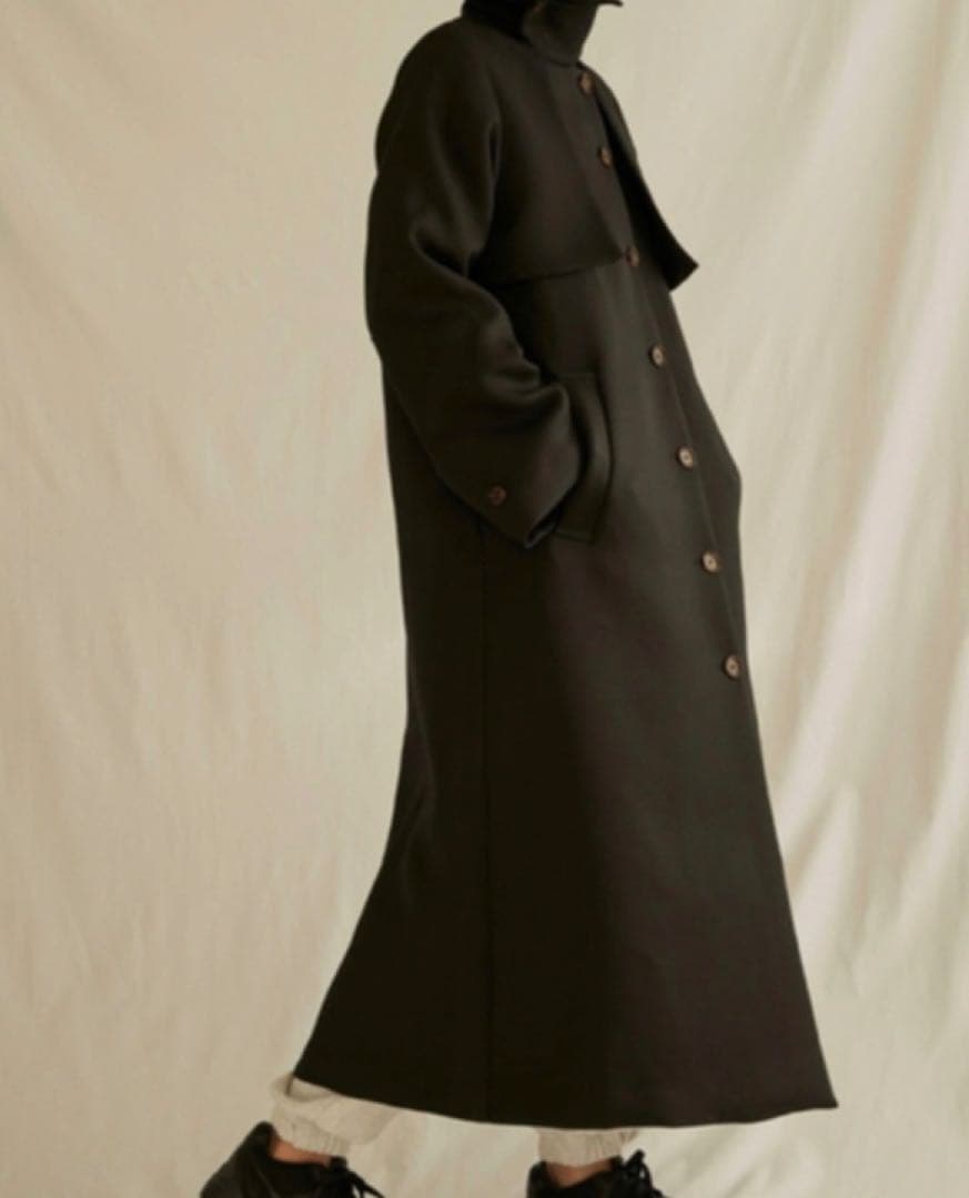 【最終価格】ENOF ロングコート ブラック