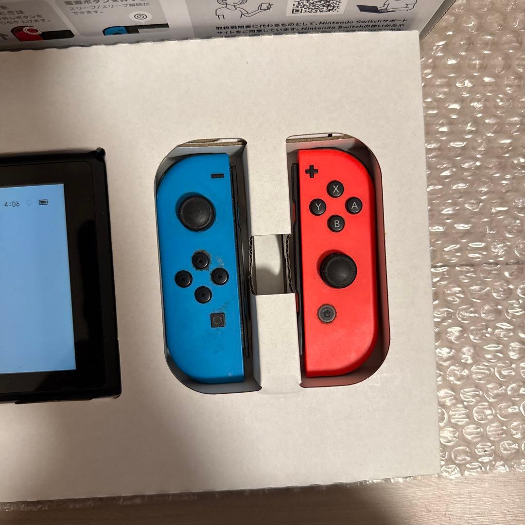 Nintendo Switch 本体 ネオンブルー レッド