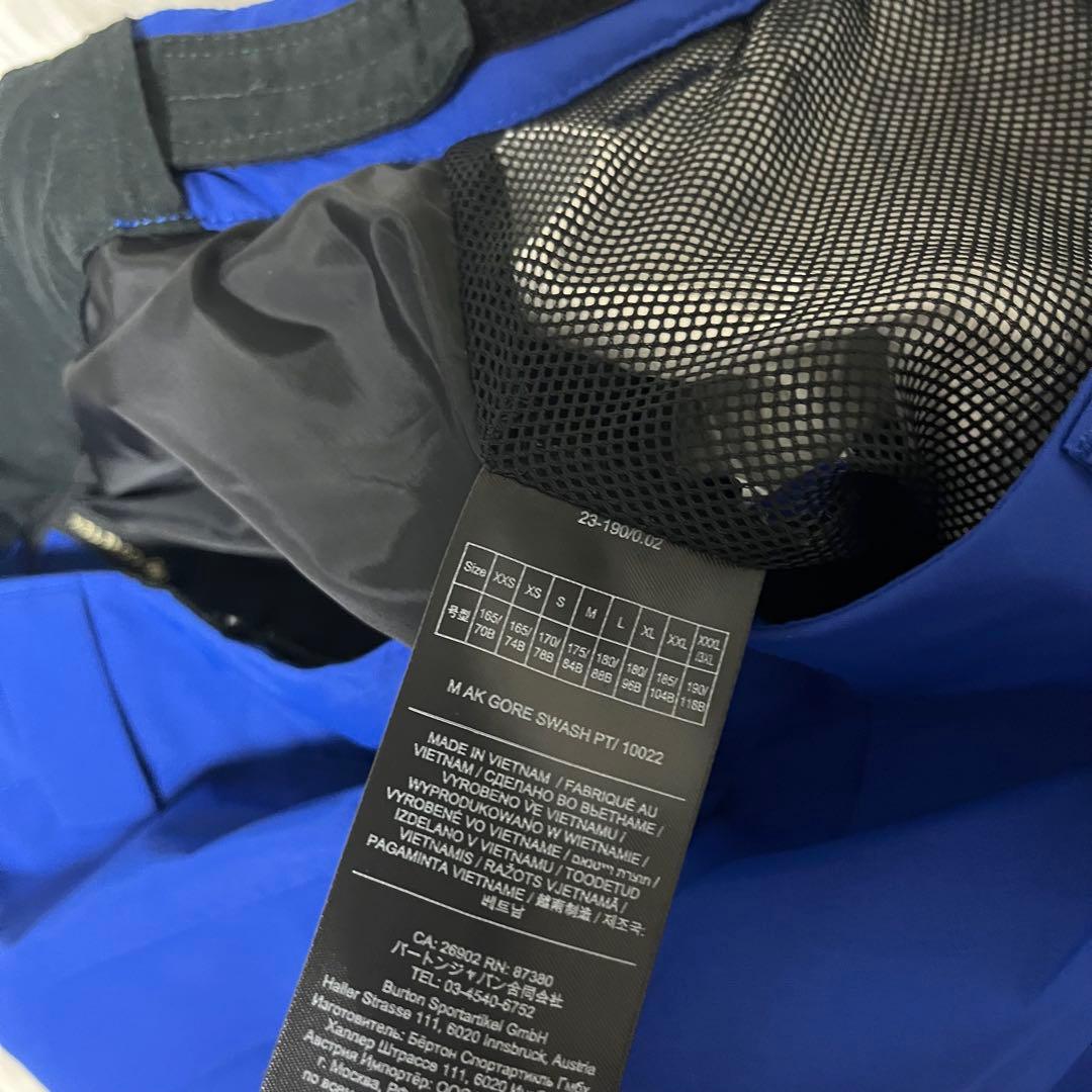 美品 最高級 23年モデル BURTON AK バートン swash パンツ 青