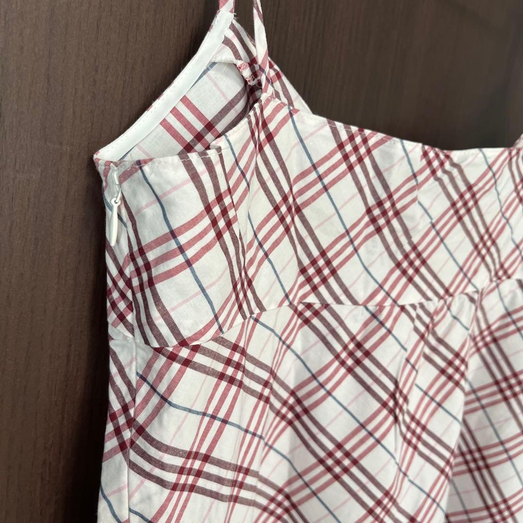 バーバリーブルーレーベル チェック柄 キャミソール 38 Burberry