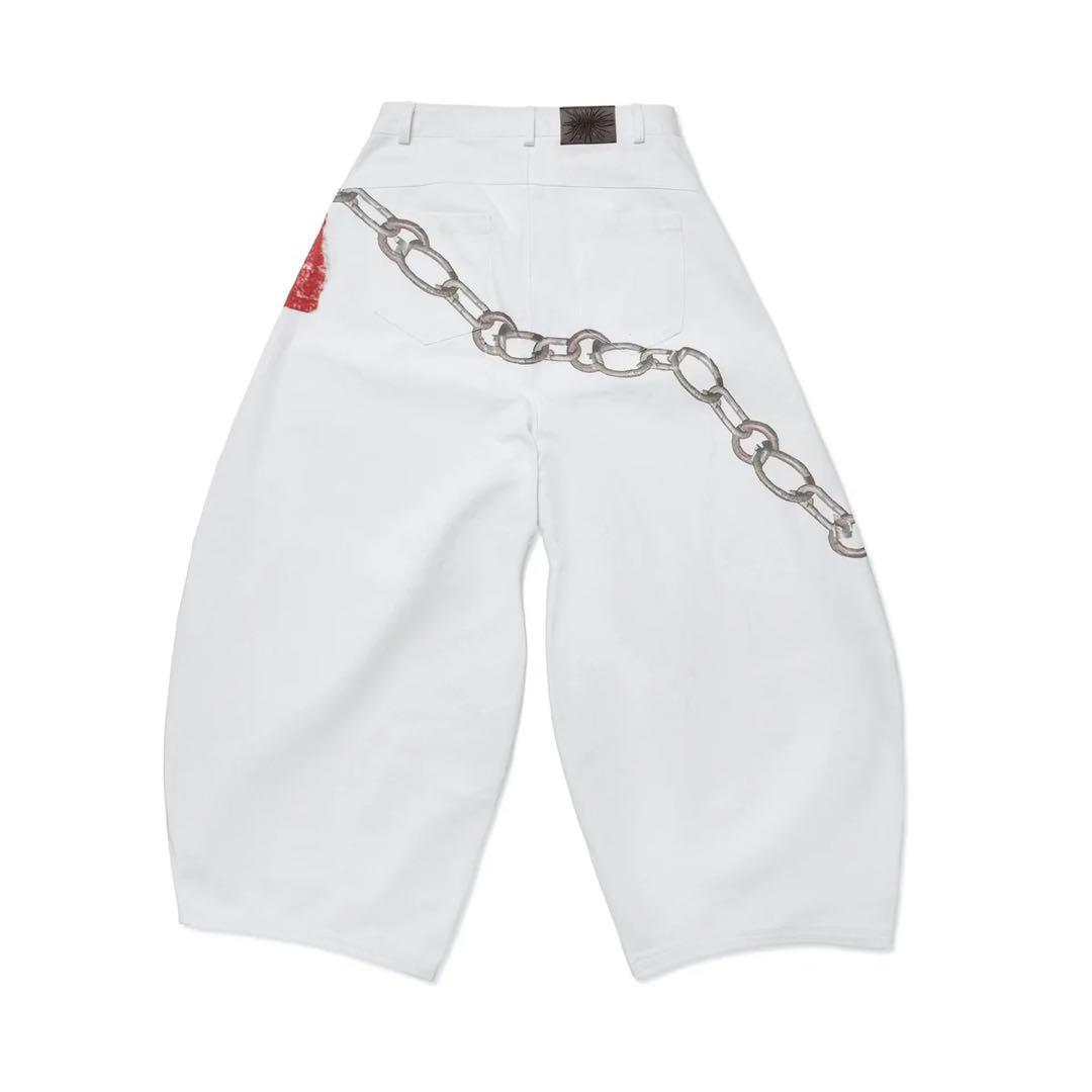 [即日発送]Feng System PRINTED KHAKI PANTS
