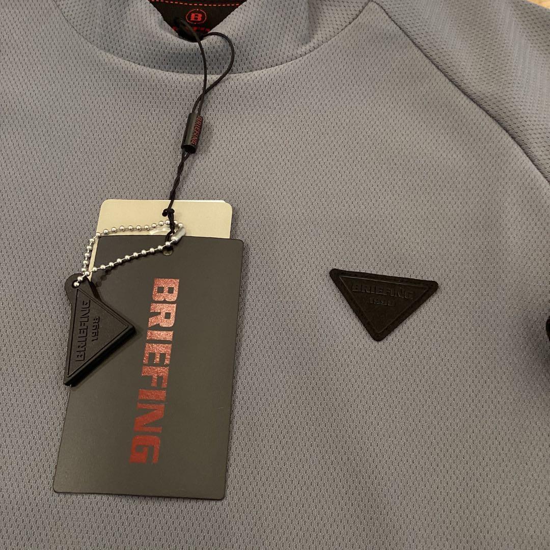 新品　BRIEFING LA LOGO RIB HIGHNECK RF