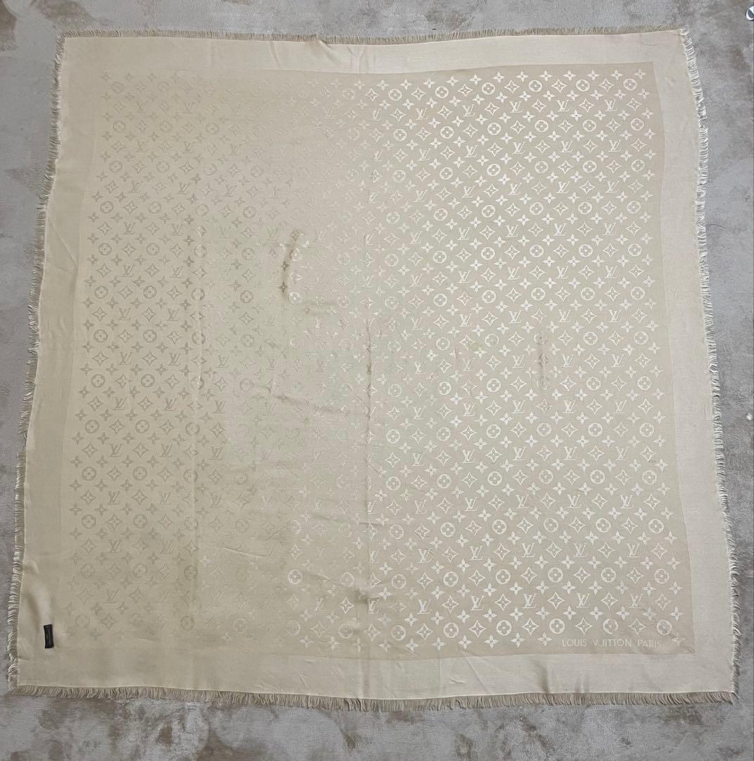LOUIS VUITTON ストール ベージュ【140cm×140cm】