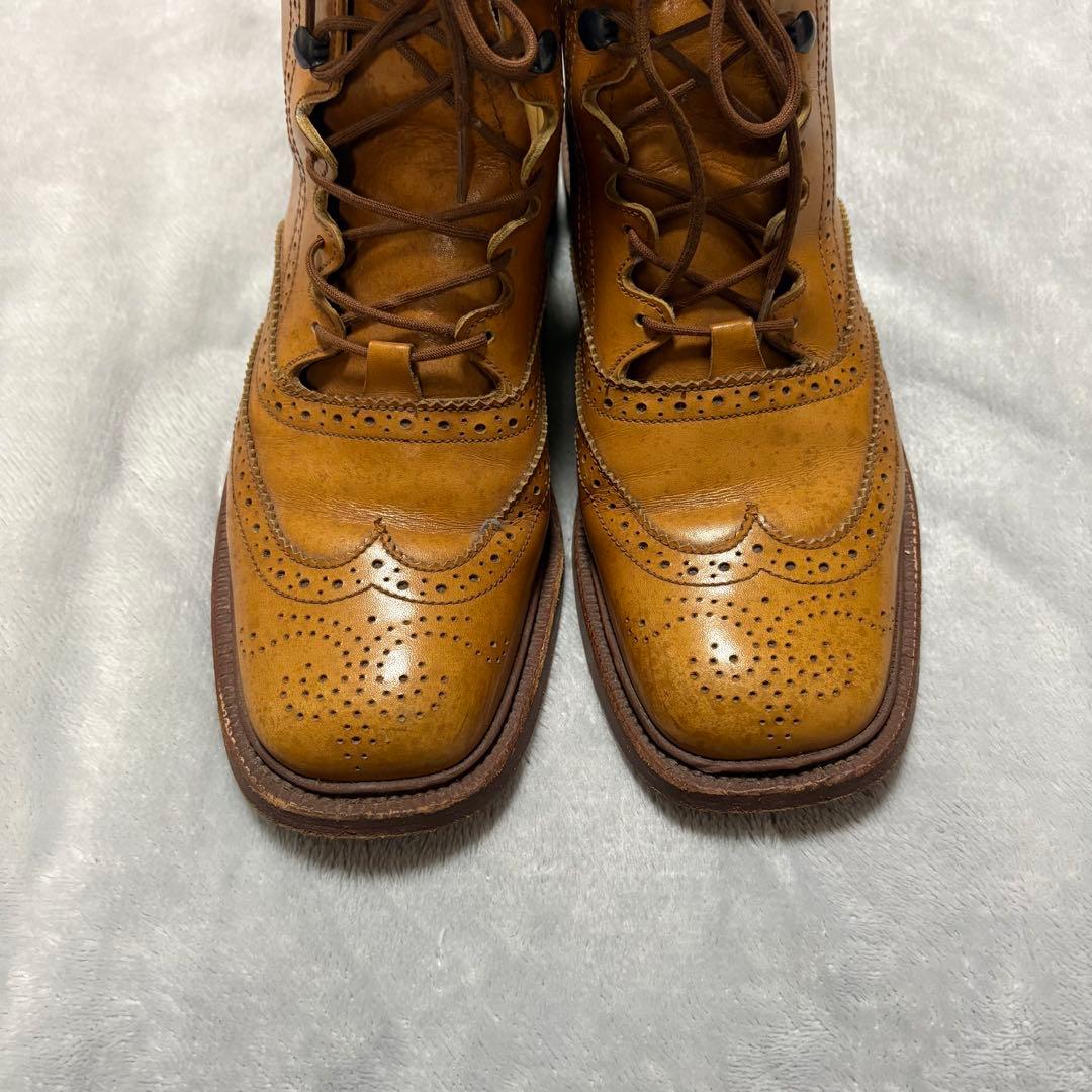 Tricker's カントリーブーツ ウイングチップ 25.0cm
