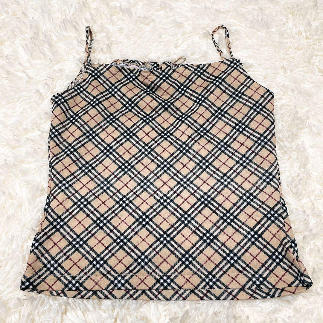 BURBERRY BLUE LABEL バーバリー　ノバチェック　キャミソール