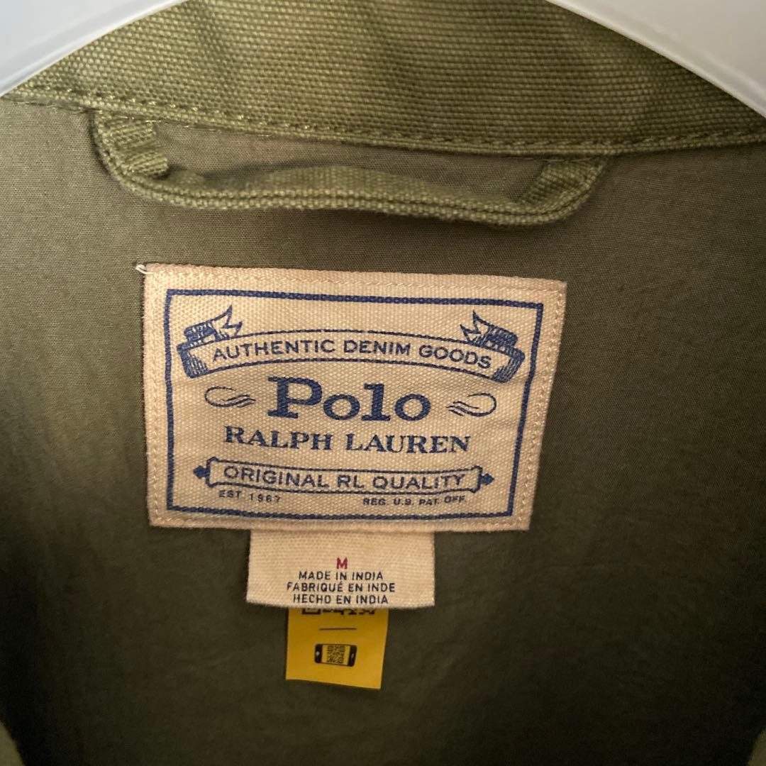 Polo Ralph Lauren パッチ付きミリタリージャケット M