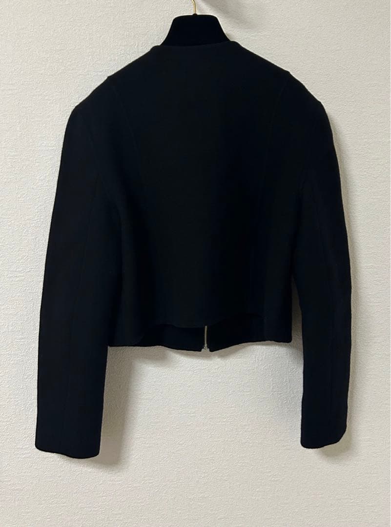 anuans ウールダブルクロスリバーショートジャケット