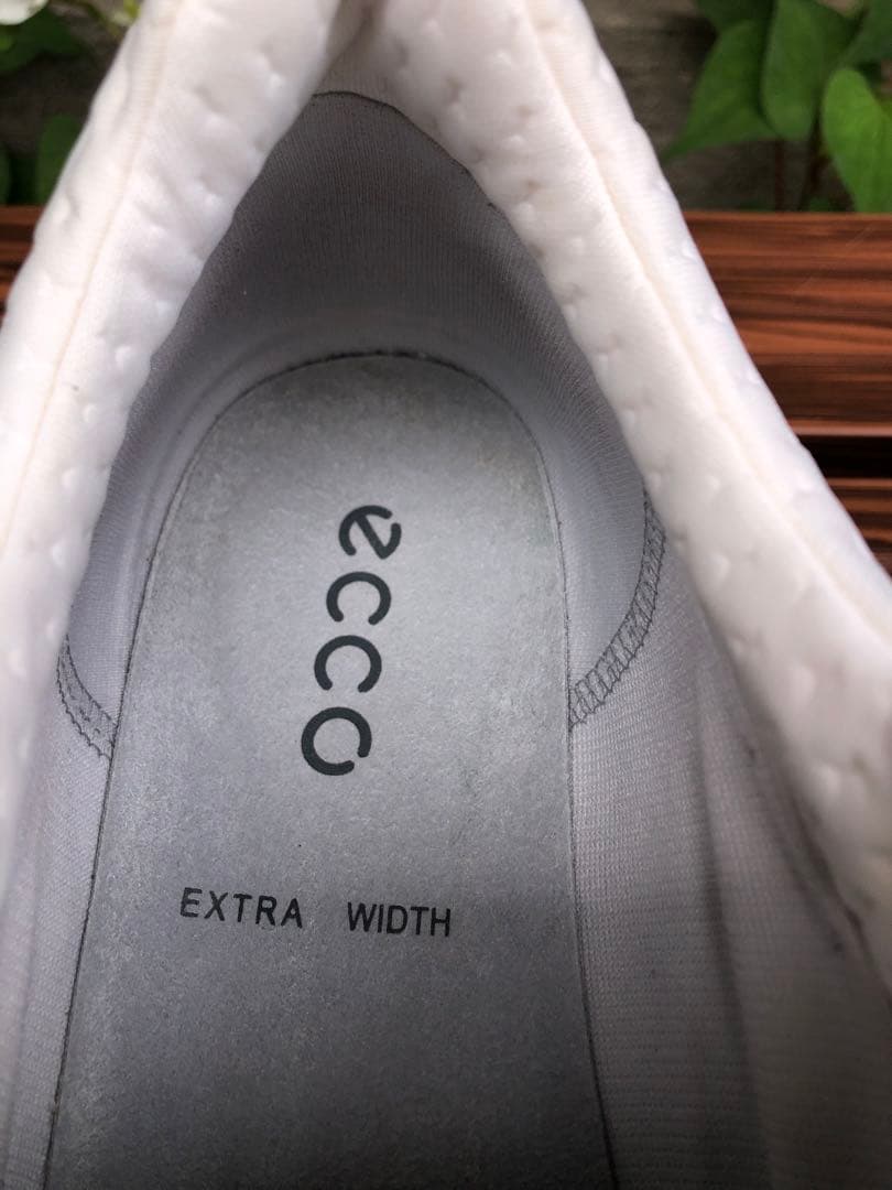 334番 超美品ECCO biom ゴルフシューズ38 24.0cmスパイクレス