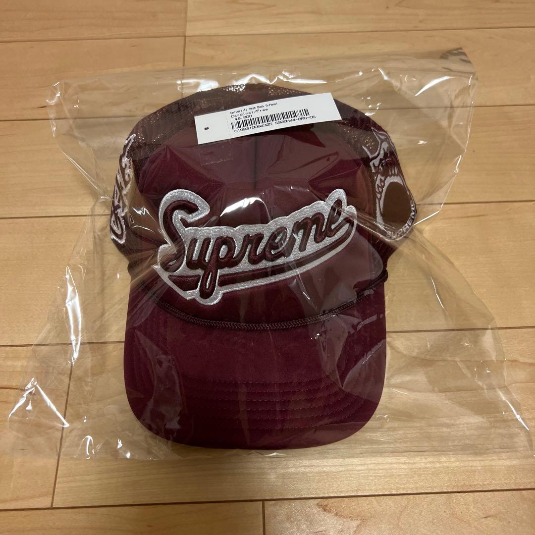 新品 定価以下 Supreme University Mesh Back Cap