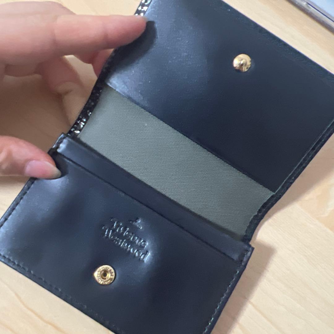 vivienne westwood OVAL ORVブラック 名刺入れ