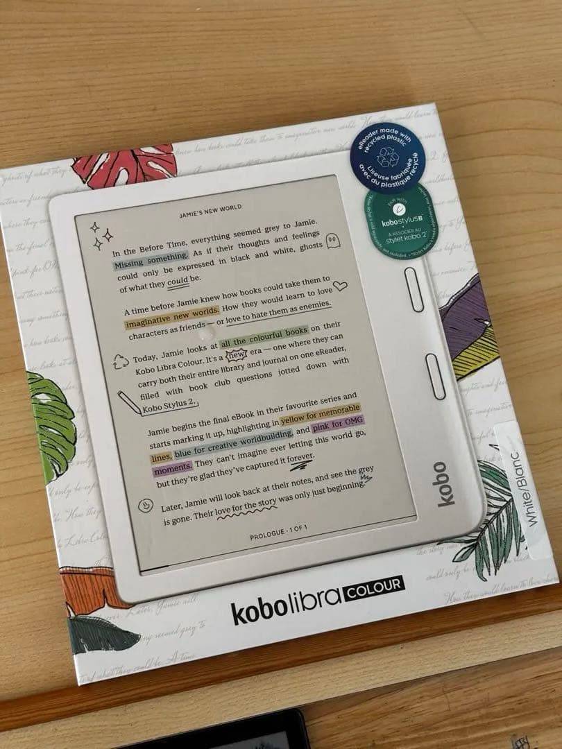 タ*ラ様 kobo libra colour 電子書籍リーダー 本体 ホワイト